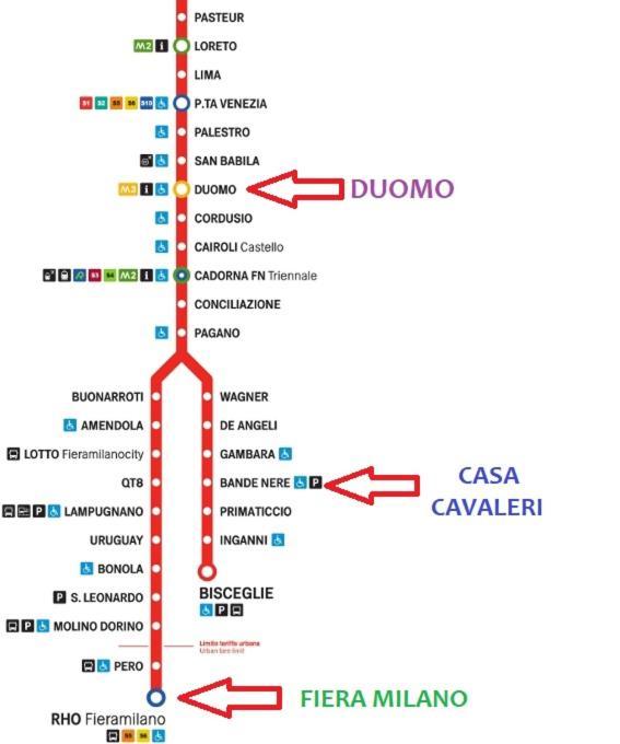 Casa Cavaleri Sweet Apartment Mm Bande Nere Milánó Kültér fotó